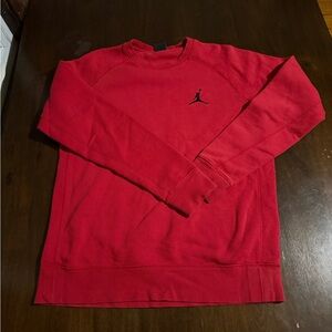 Jordan Men's Vibrant Red Crewneck Sweater